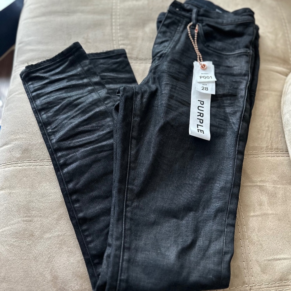 Mens Purple jeans